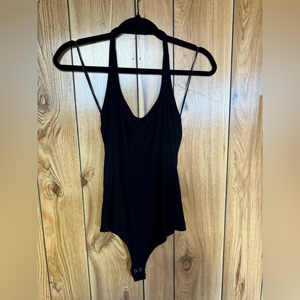 Express halter bodysuit size large